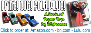 A Book of Paper Toys by J.E.Moores